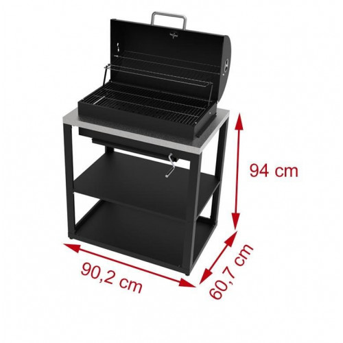 Cocina de exterior para barbacoa de obra IMOR módulo milano