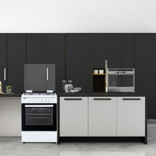 Cocina de gas Svan SKG4601 ancho 60 cm blanca 4 quemadores horno 59L