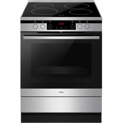 COCINA DE INDUCCION AMICA 4 FUEGOS + HORNO 77L PIROLITICO