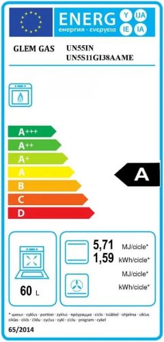 Cocina Gas Vitrokitchen UN55IN