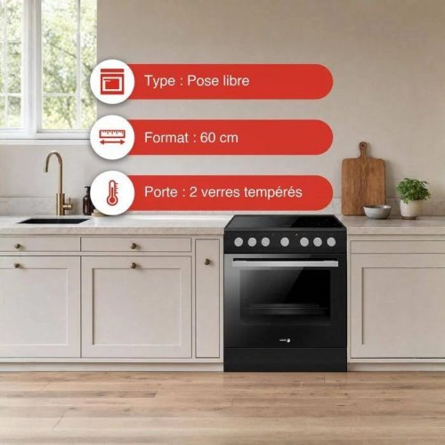 Cocina Vitroceramica Negra Fagor facv3004n