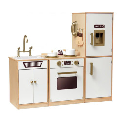 Cocinita grande de madera sostenible EuroVolter