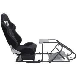 Cockpit Simulador de Carreras Sim Rig 1 Asiento Baquet Esports PS5 Xbox PC