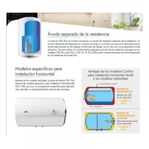 Cointra Termo eléctrico TNC Plus Horizontal