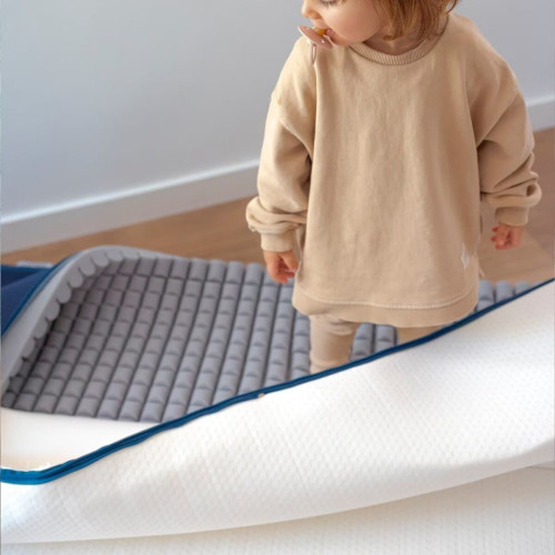 Colchón para Cuna Ecus Kids Care Antiplagiocefalia blanco (disponible en varias medidas) Blanco