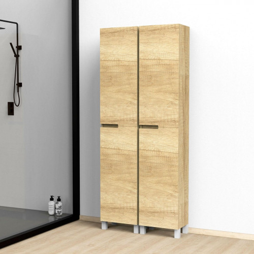 Columna de baño Alda olmo 35x181x25 cm