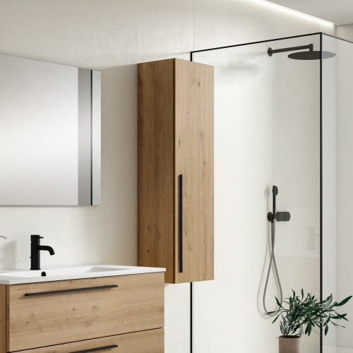 Columna de baño Mia roble 35x120x27 cm