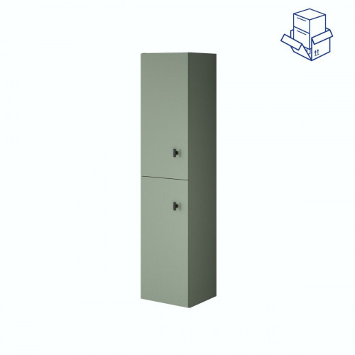 Columna de baño REMIX2 verde mate 35x150.6x31.8 cm