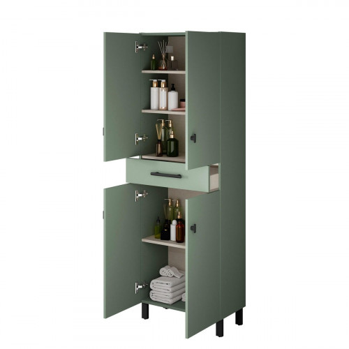 Columna de baño REMIX2 verde mate 60x168.2x31.8 cm