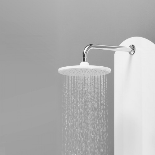 Columna de ducha hidromasaje monomando SENSEA Moa 3 blanco