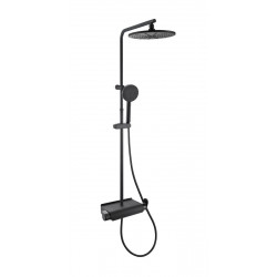 Columna de ducha monomando SENSEA Easy negro