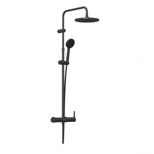 Columna de ducha monomando Sensea Essential negro