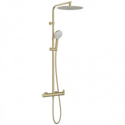Columna de ducha monomando SENSEA ICONE dorado cepillado