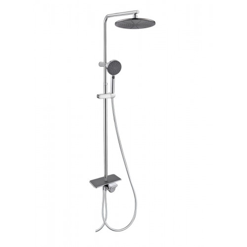 Columna de ducha sin grifo SENSEA Easy cromado