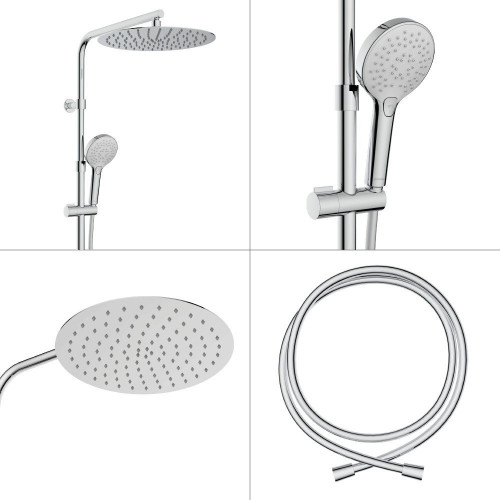 Columna de ducha sin grifo SENSEA Icone cromado