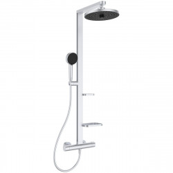 Columna de ducha termostática IDEAL STANDARD Alu+ plata cepillado