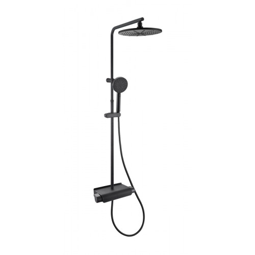 Columna de ducha termostática SENSEA Easy negro