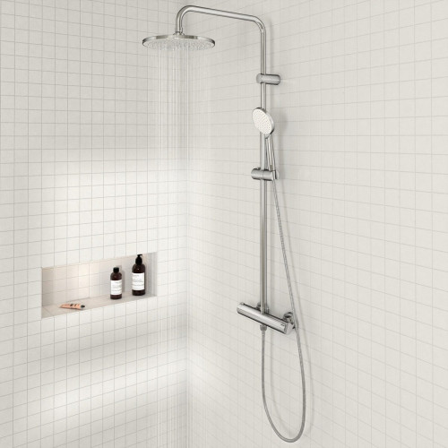 Columna de ducha termostática SENSEA Essential cromado