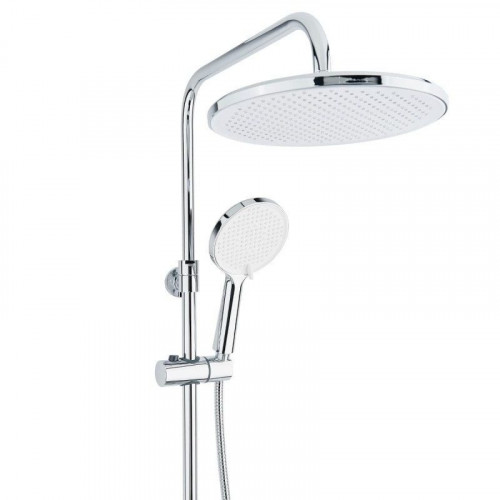 Columna de ducha XXL 250 con mezclador termostático, ducha de 3 rociadores, cromo (SATSSTKE)