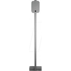 Columna de montaje para Wallbox BlackBoxx, 195 cm, acero inoxida