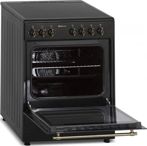 Combo Pack Solthermic Cocina Eléctrica Vitrocerámica Con Horno + Campana H60pr