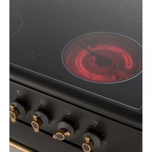 Combo Pack Solthermic Cocina Eléctrica Vitrocerámica Con Horno + Campana H60pr
