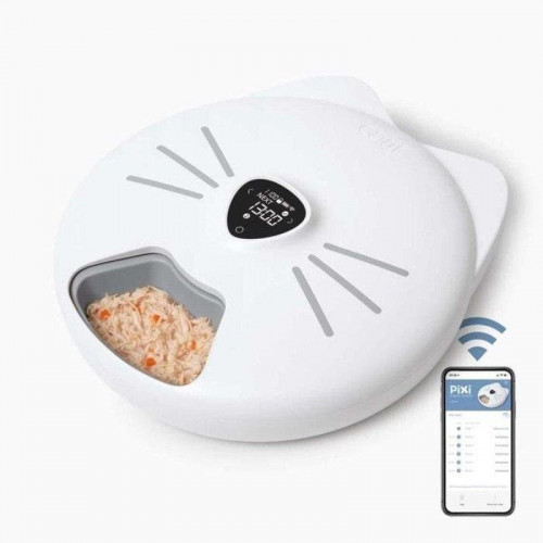 Comedero automático para gatos Catit Pixi Smart pantalla táctil LCD Wi-Fi 2.4 GHz