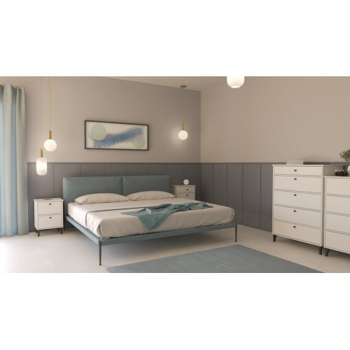 Cómoda Home Limia blanca con 4 cajones de 82x101x48 cm