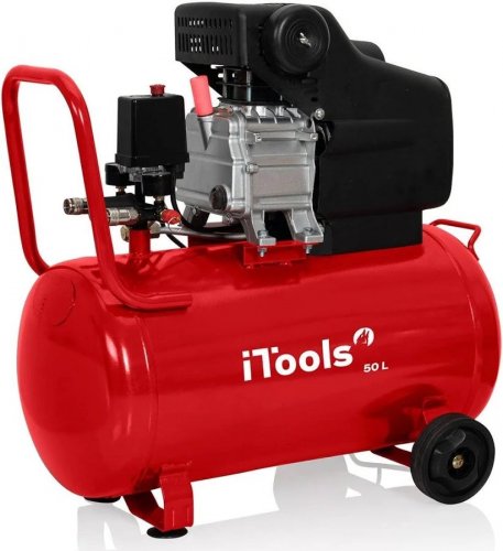Compresor aire aceite 8 bar 115 psi silencioso 2cv 1.5kw ITOOLS