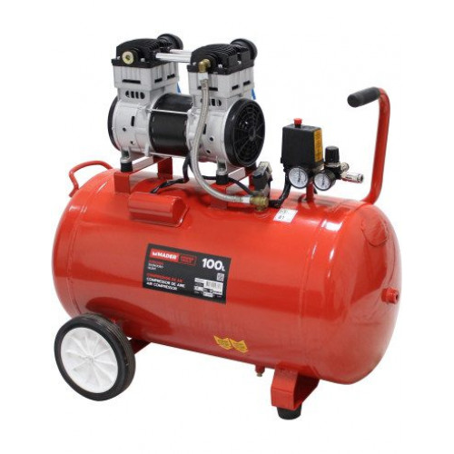 Compresor Aire Silencioso 100 L - 2 Hp - 09370 - Mader