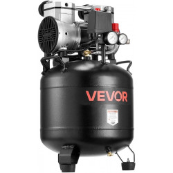 Compresor de aire vevor vertical sin aceite de 30 L para reparación