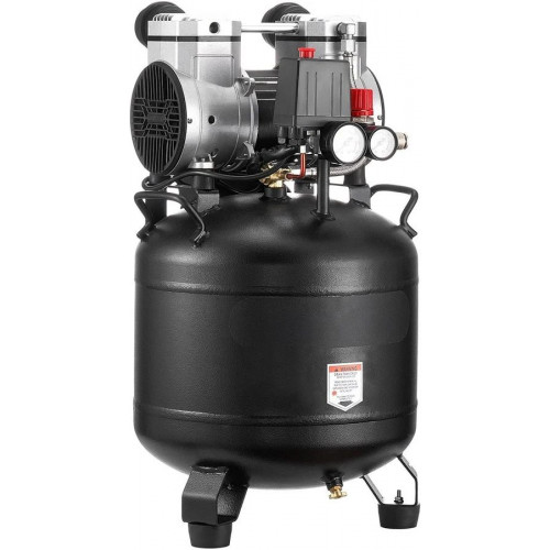 Compresor de aire vevor vertical sin aceite de 30 L para reparación