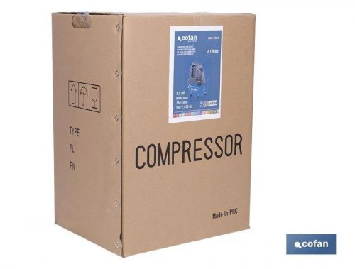 Compresor de pistón coaxial portátil 1,5 HP