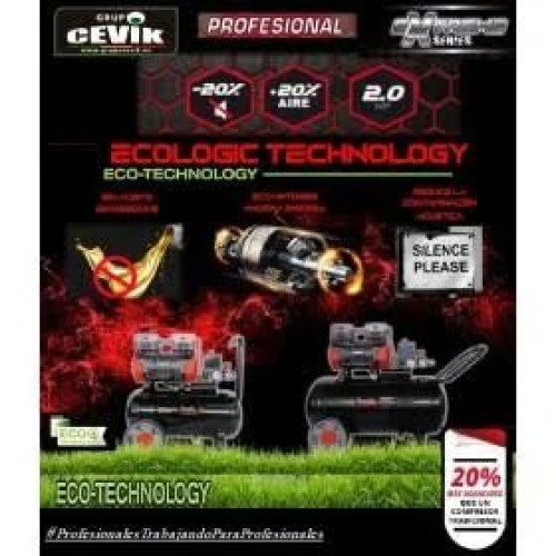 Compresor Directo 50L 2hp cevik Pro ca-PRO52XS