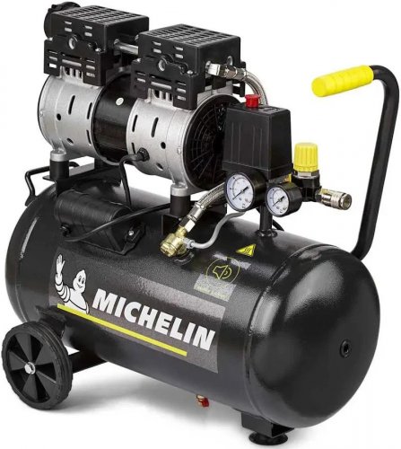 Compresor Silencioso 24l 1hp Michelin ca-mx24-1