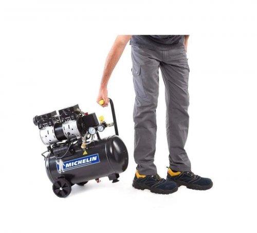 Compresor Silencioso 24l 1hp Michelin ca-mx24-1