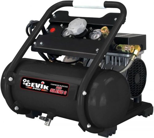 Compresor Silencioso 6L 1hp Pro Cevik