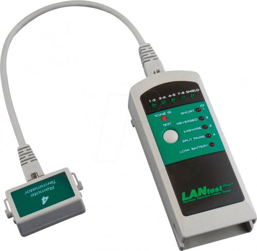 Comprobador de cables LANtest Pro Kit