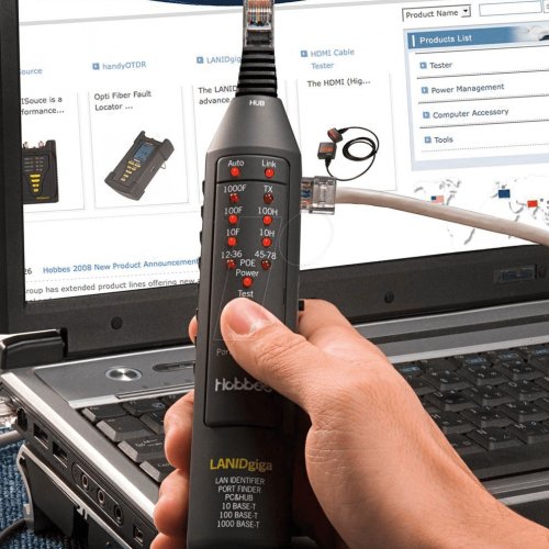 Comprobador de red LAN ID Giga