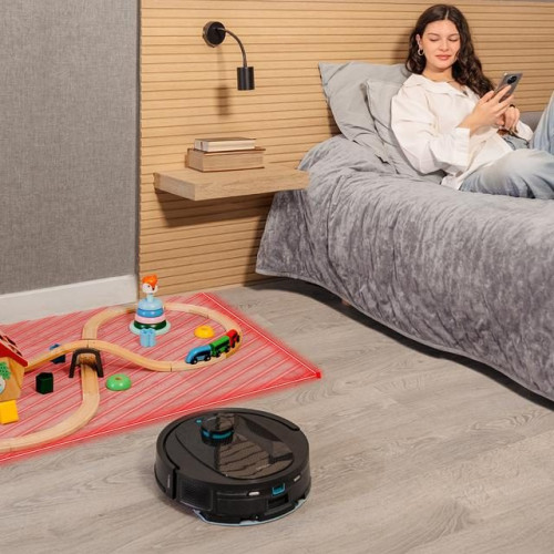 Conga 7690 Immortal Max Home Robot aspirador con tecnología de navegación láser.