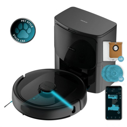 Conga 9590 Spin Revolution Ultra Power Home Robot aspirador con navegación láser.