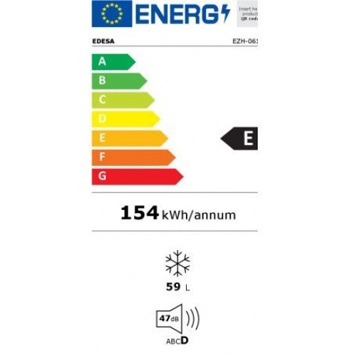 Congelador Edesa Ezh0611 E Blanco
