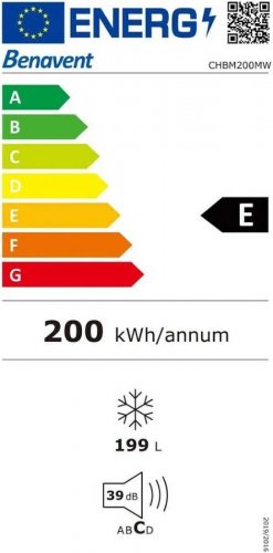 Congelador H. Benavent chbm200mw