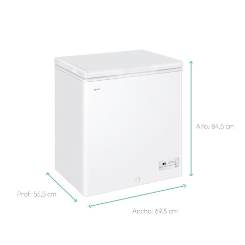 Congelador horizontal Candy tecnología estática - CHAE 1452E Blanco