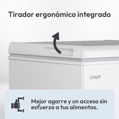 Congelador horizontal Candy tecnología estática - CHAE 1452E Blanco