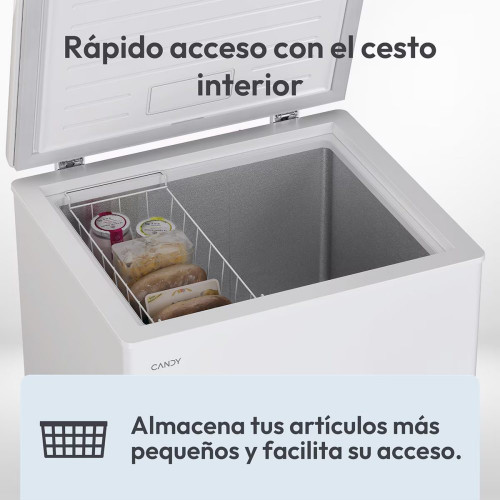 Congelador horizontal Candy tecnología estática - CHAE 1452E Blanco