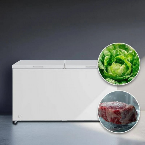 Congelador Horizontal Cecotec Bolero CoolMarket Chest Duo 508M White E 508L