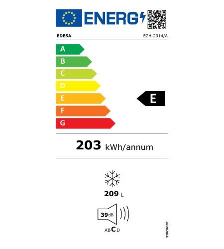Congelador horizontal Edesa EZH-2014 /A