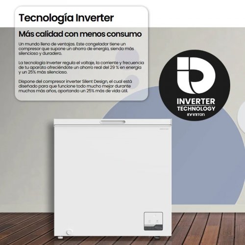 Congelador horizontal Infiniton CH-20H86WEH