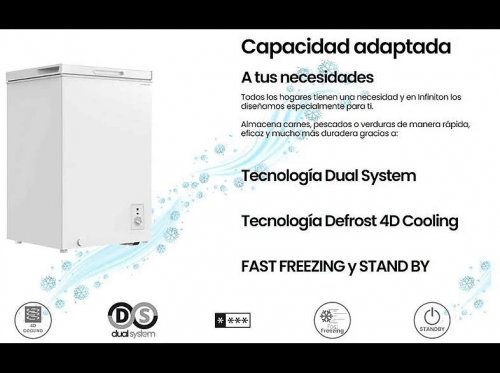 Congelador Horizontal Infiniton CH-a98b